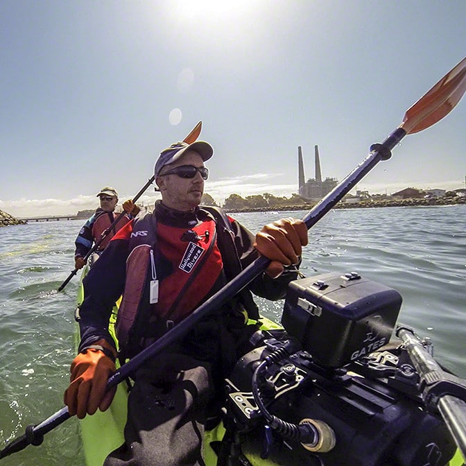 4K filming underwater in California
